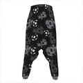 Grunge Soccer Ball Pattern Print Hammer Pants