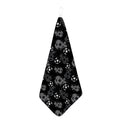 Grunge Soccer Ball Pattern Print Hand Towel