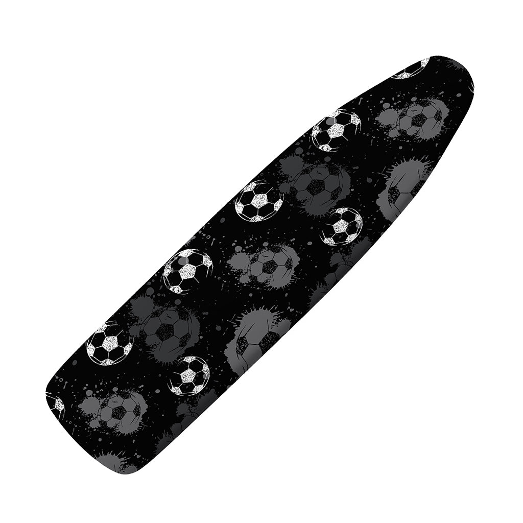 Grunge Soccer Ball Pattern Print Ironing Board Cover