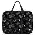 Grunge Soccer Ball Pattern Print Laptop Sleeve With Handle
