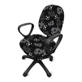 Grunge Soccer Ball Pattern Print Office Chair Cover