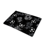 Grunge Soccer Ball Pattern Print Pet Cooling Mat Cover