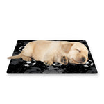 Grunge Soccer Ball Pattern Print Pet Cooling Mat Cover