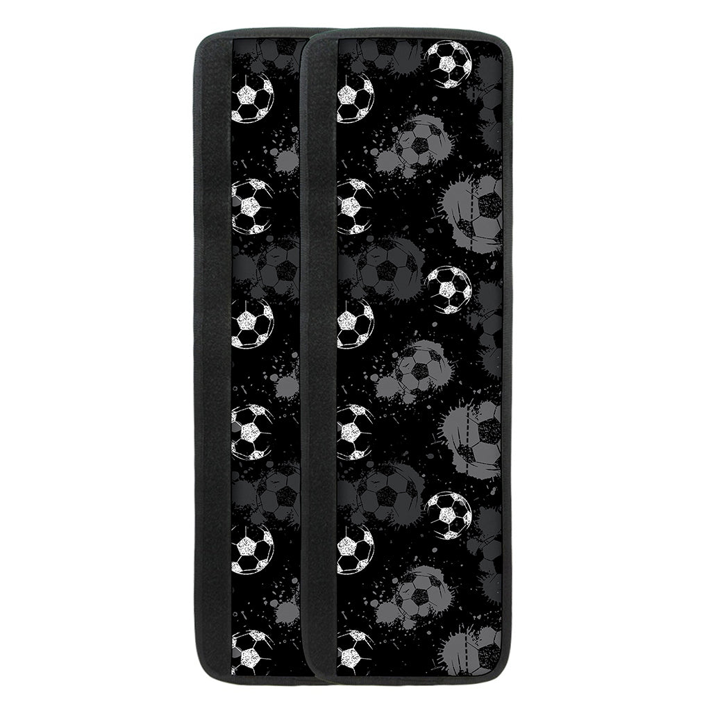 Grunge Soccer Ball Pattern Print Refrigerator Handle Covers