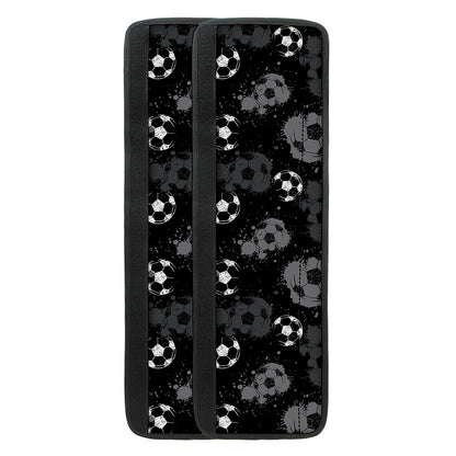 Grunge Soccer Ball Pattern Print Refrigerator Handle Covers