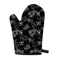 Grunge Soccer Ball Pattern Print Single Oven Mitt