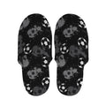 Grunge Soccer Ball Pattern Print Slippers