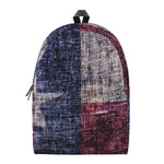 Grunge Texas Flag Print Backpack