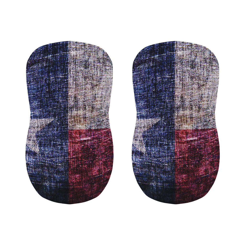 Grunge Texas Flag Print Bar Stool Covers