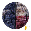 Grunge Texas Flag Print Basketball