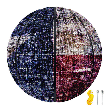 Grunge Texas Flag Print Basketball