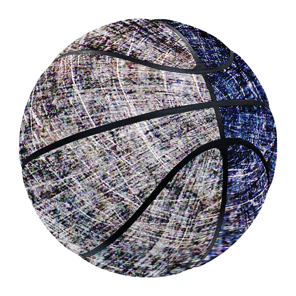 Grunge Texas Flag Print Basketball