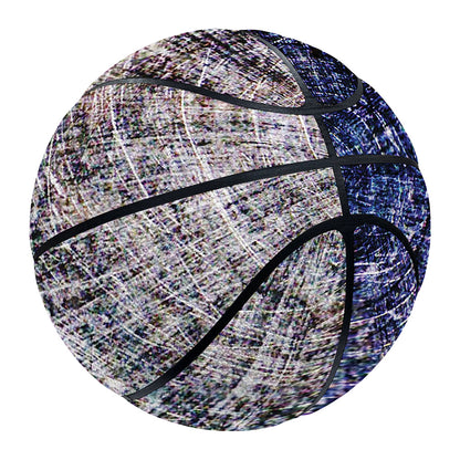 Grunge Texas Flag Print Basketball