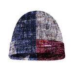 Grunge Texas Flag Print Beanie