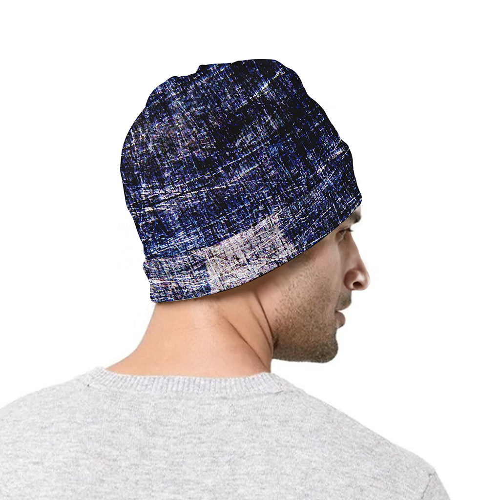 Grunge Texas Flag Print Beanie