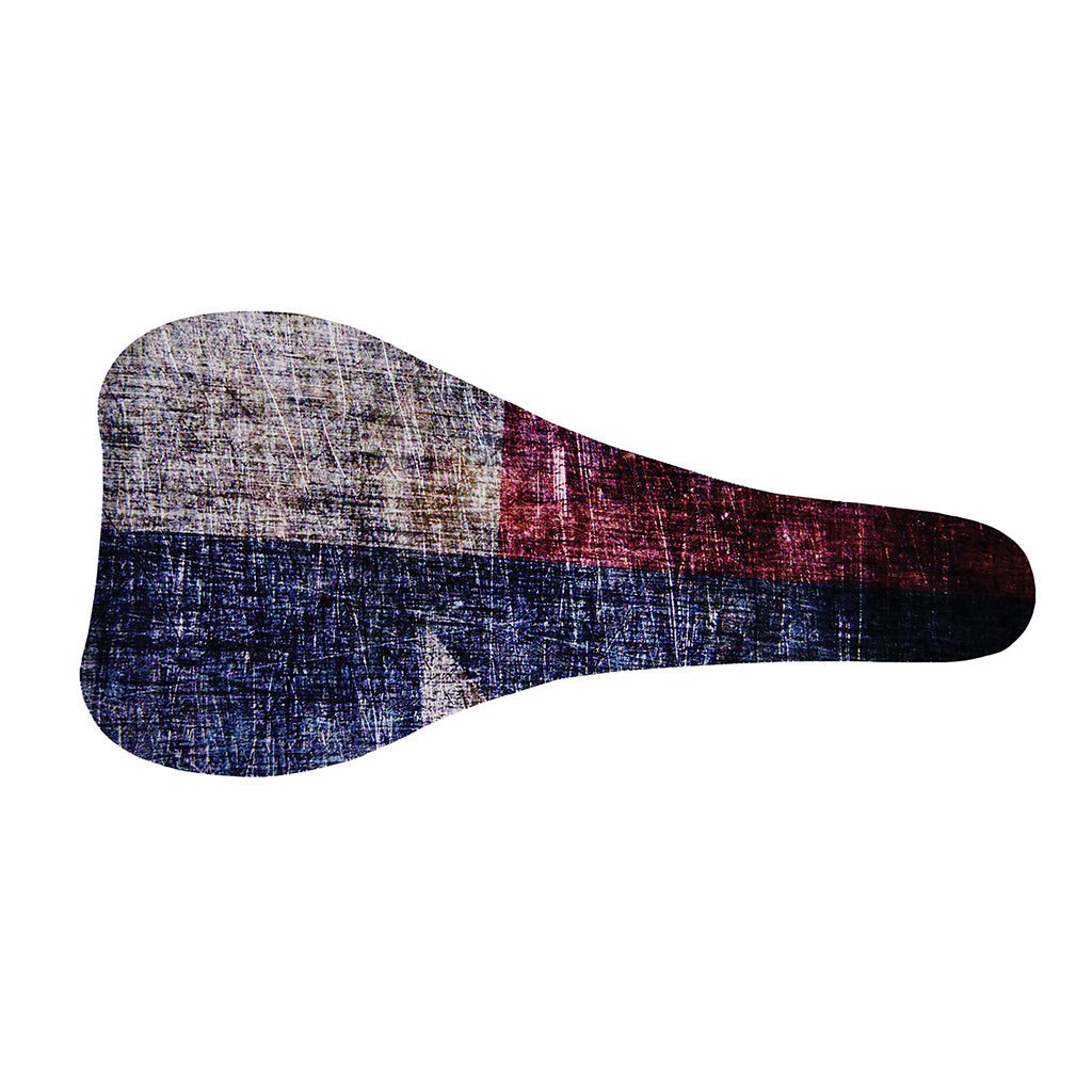 Grunge Texas Flag Print Bicycle Seat Cover