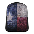 Grunge Texas Flag Print Casual Backpack