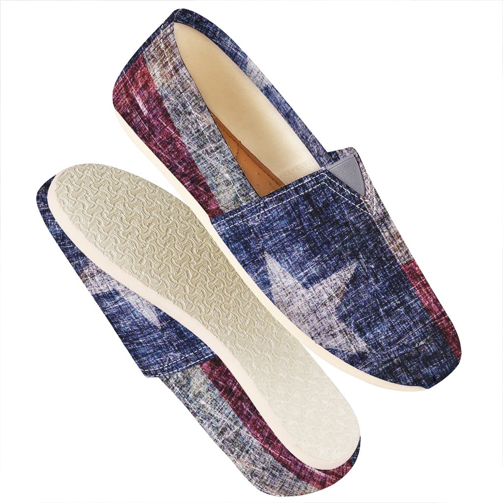 Grunge Texas Flag Print Casual Shoes