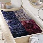 Grunge Texas Flag Print Changing Pad Cover