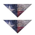 Grunge Texas Flag Print Dog Bandana