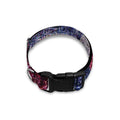 Grunge Texas Flag Print Dog Collar