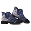 Grunge Texas Flag Print Flat Ankle Boots