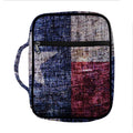 Grunge Texas Flag Print Front Pocket Bible Bag