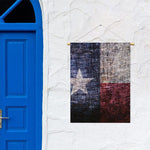 Grunge Texas Flag Print Garden Flag
