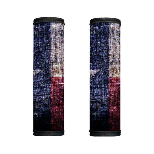 Grunge Texas Flag Print Handle Covers