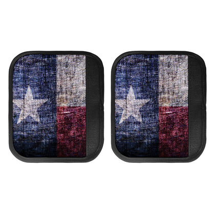 Grunge Texas Flag Print Handle Covers