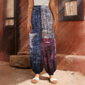 Grunge Texas Flag Print Harem Pants