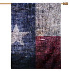 Grunge Texas Flag Print House Flag