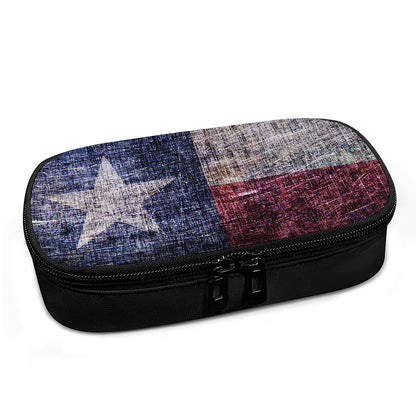 Grunge Texas Flag Print Insulin Cooler Travel Case