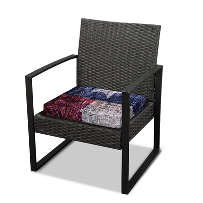 Grunge Texas Flag Print Outdoor Seat Cushion Cover