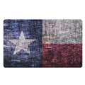 Grunge Texas Flag Print Polyester Doormat