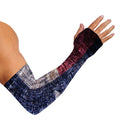 Grunge Texas Flag Print Sun Protection Arm Sleeves