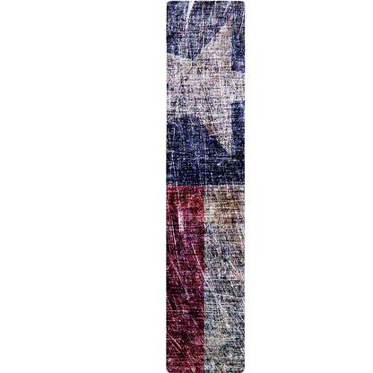 Grunge Texas Flag Print Table Runner