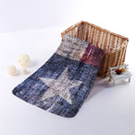 Grunge Texas Flag Print Towel