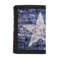 Grunge Texas Flag Print Trifold Wallet