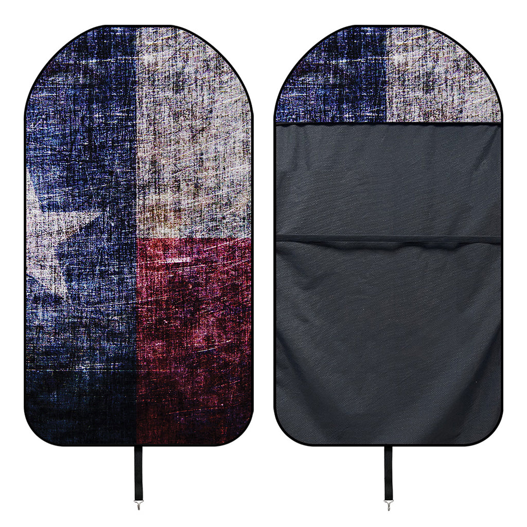 Grunge Texas Flag Print Waterproof Car Seat Cover