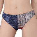 Grunge Texas Flag Print Women's Panties