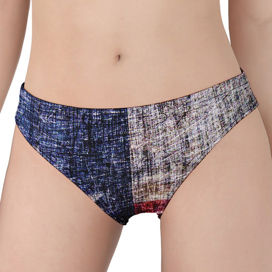 Grunge Texas Flag Print Women's Panties
