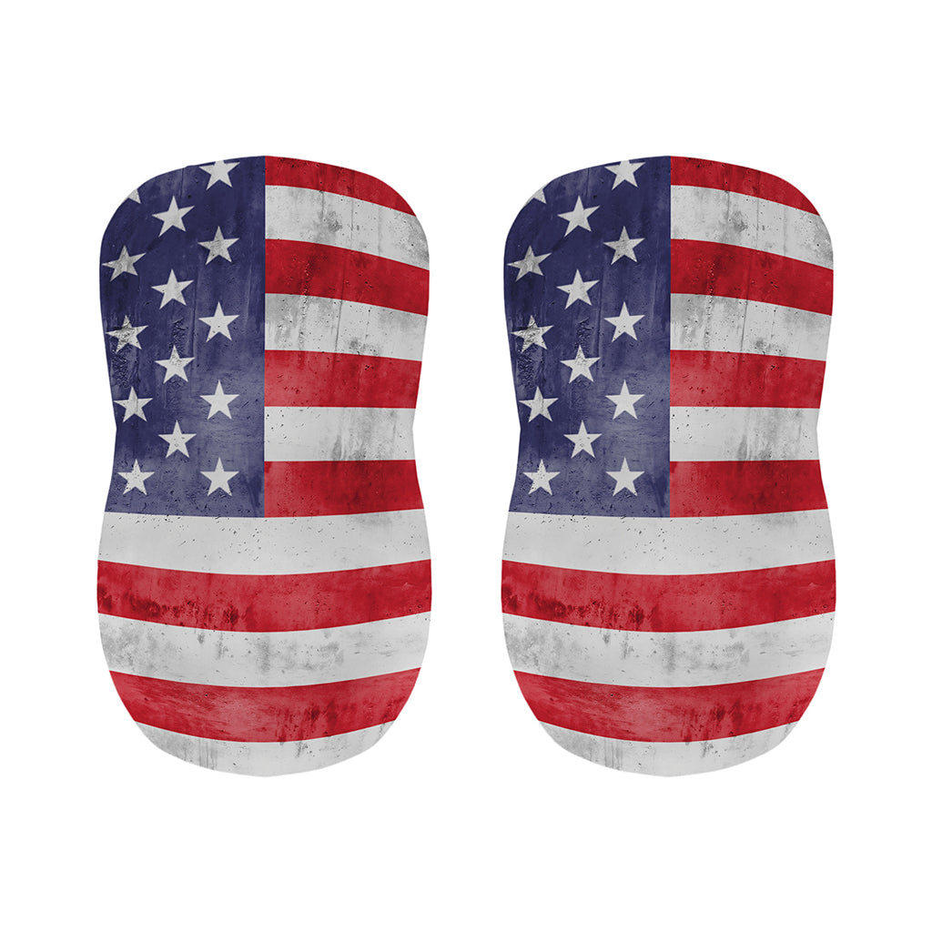 Grunge USA Flag Print Bar Stool Covers