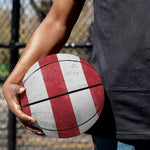 Grunge USA Flag Print Basketball