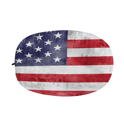 Grunge USA Flag Print Car Side Mirror Covers