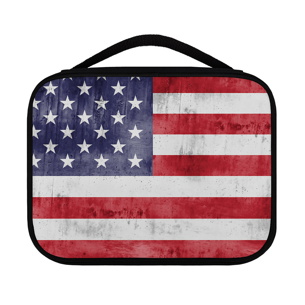 Grunge USA Flag Print Classic Bible Case