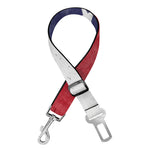 Grunge USA Flag Print Dog Seat Belt