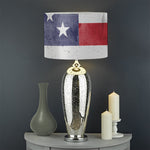 Grunge USA Flag Print Drum Lamp Shade