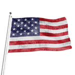 Grunge USA Flag Print Flag