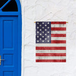 Grunge USA Flag Print Garden Flag